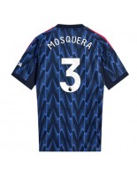 Arsenal Cristhian Mosquera #3 Venkovní Dres 2025-26 Krátký Rukáv